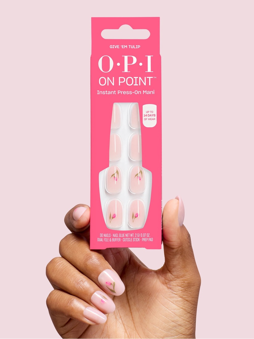 New OPI “Give ‘Em Tulip” On Point Instant Press-On Mani Nail Kit